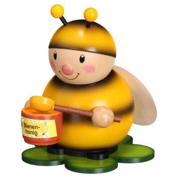 Große Hummel mit Honigtopf