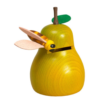 Spardose Birne mit Biene