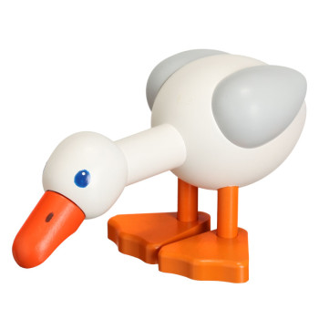 Dekofigur Gans fressend, 10 cm