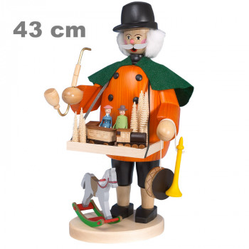 Räuchermann Spielwarenhändler, 43 cm