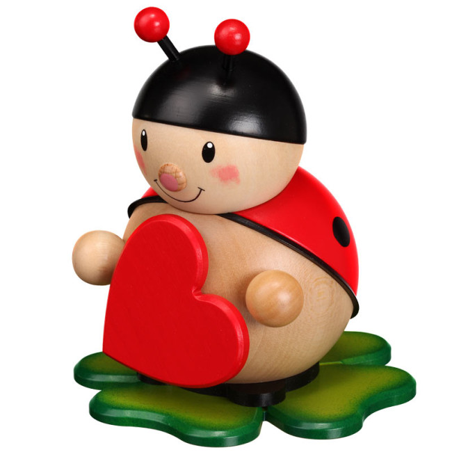 Großer Marienkäfer mit Herz